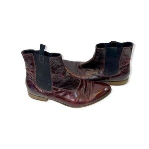 Marc Jacobs Maroon Western Leather Italy Boots